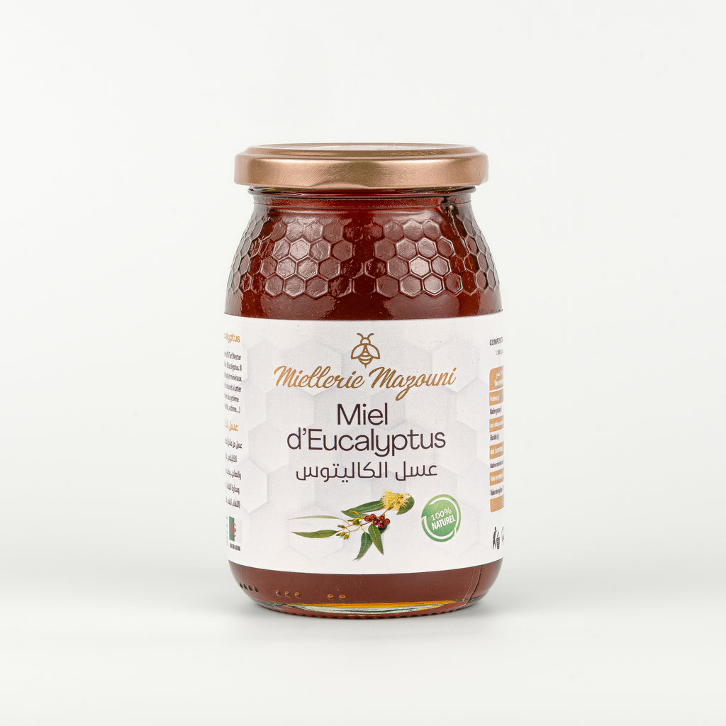 Miel d'Eucalyptus, parfum frais et légèrement mentholé – Miellerie Mazouni