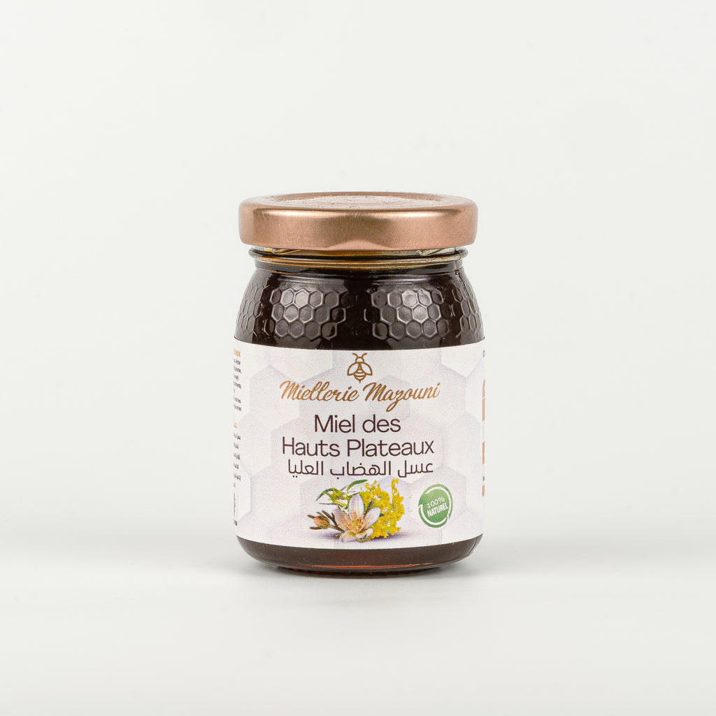 Miel des Hauts Plateaux récolté à Laghouat, mélange d'euphorbe, erthen, jujubier et carotte sauvage