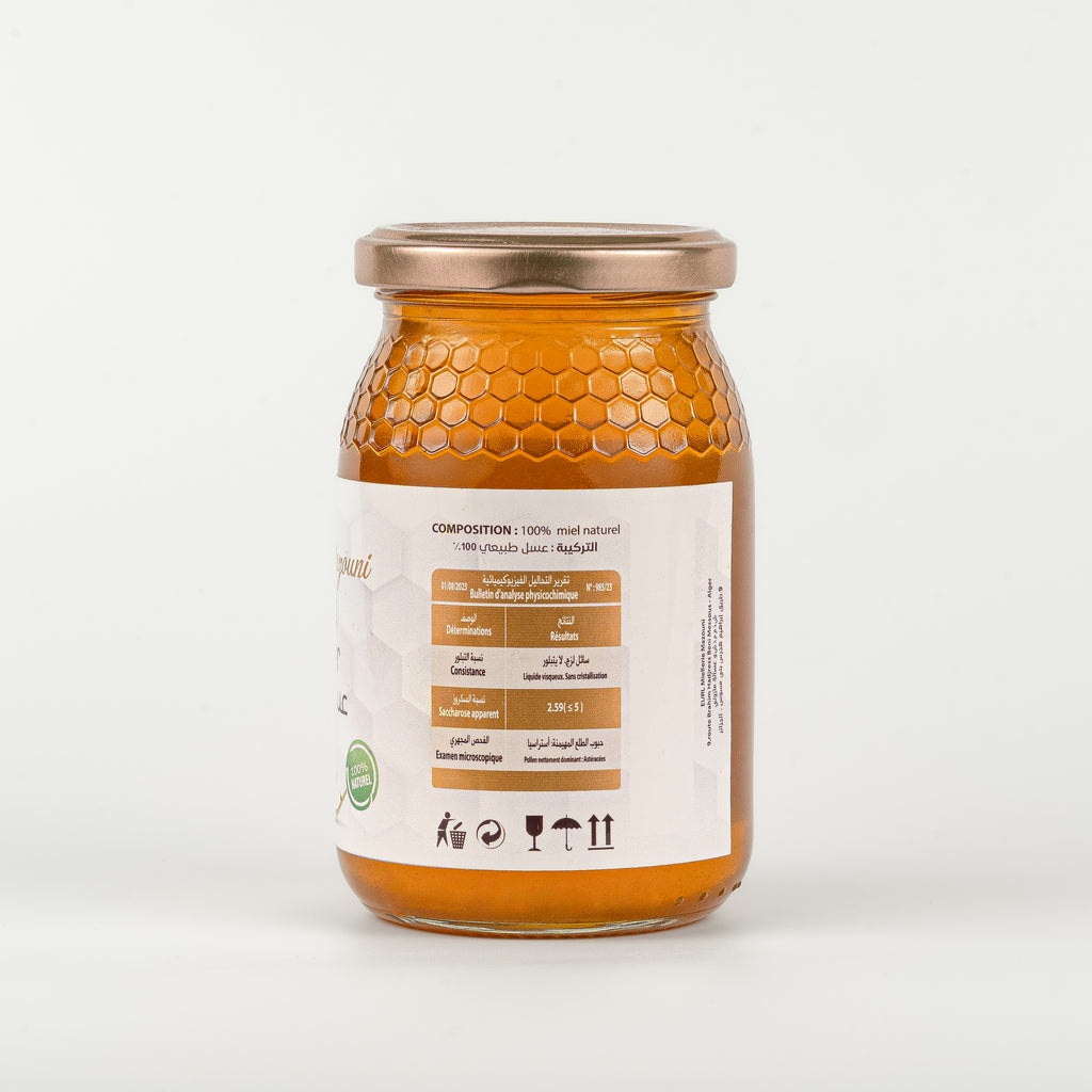 Pot de Miel Amer pur – Miellerie Mazouni, miel d'Algérie