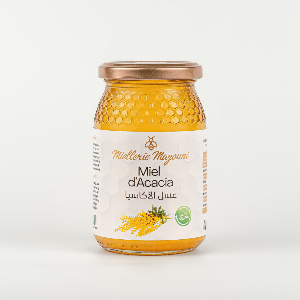 Miel d'Acacia récolté à Aïn Témouchent et dans le Parc national d'El Tarf