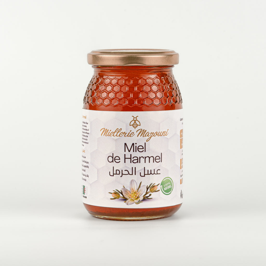 Pot de Miel de Harmel pur – Miellerie Mazouni