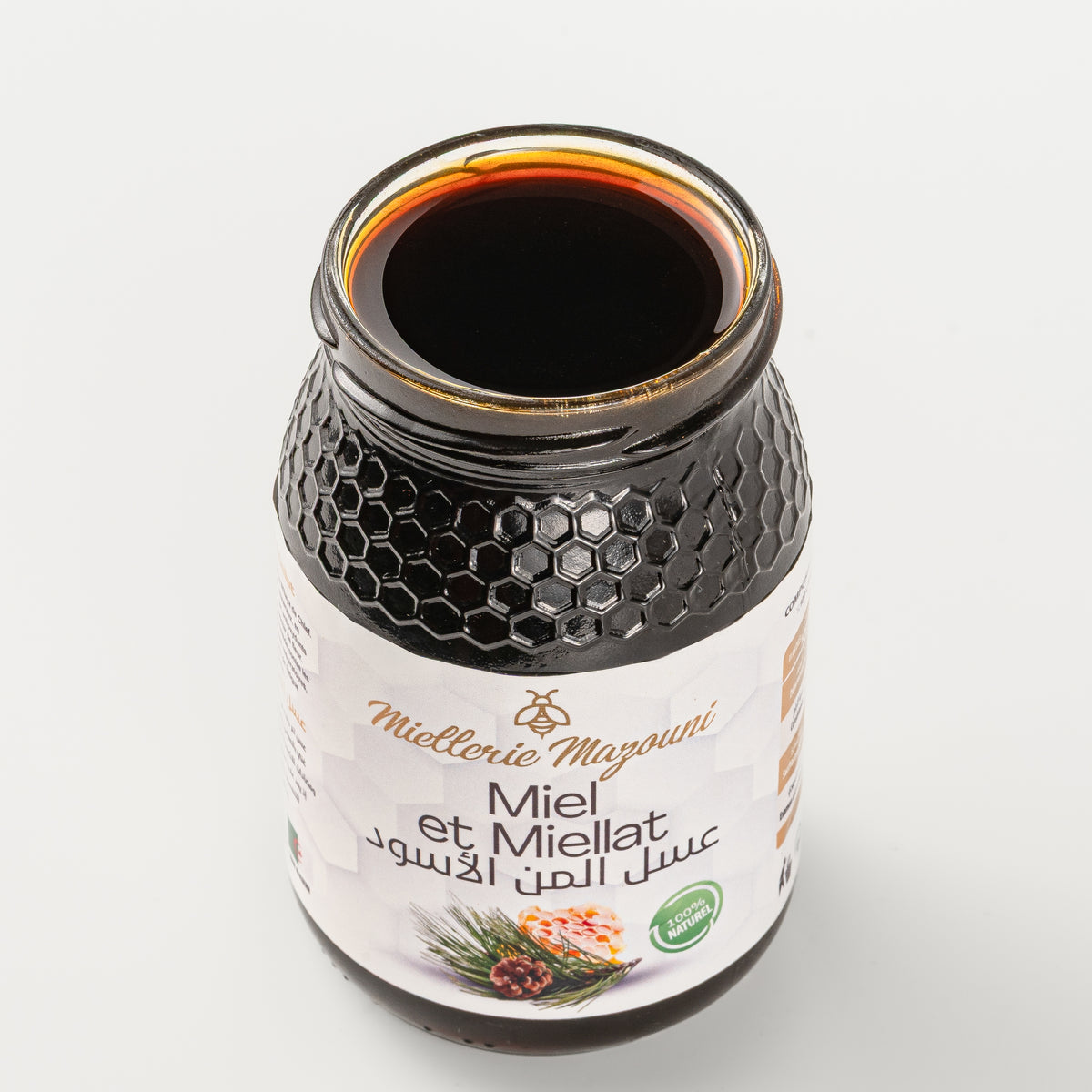 Pot de Miel et Miellat pur – Miellerie Mazouni