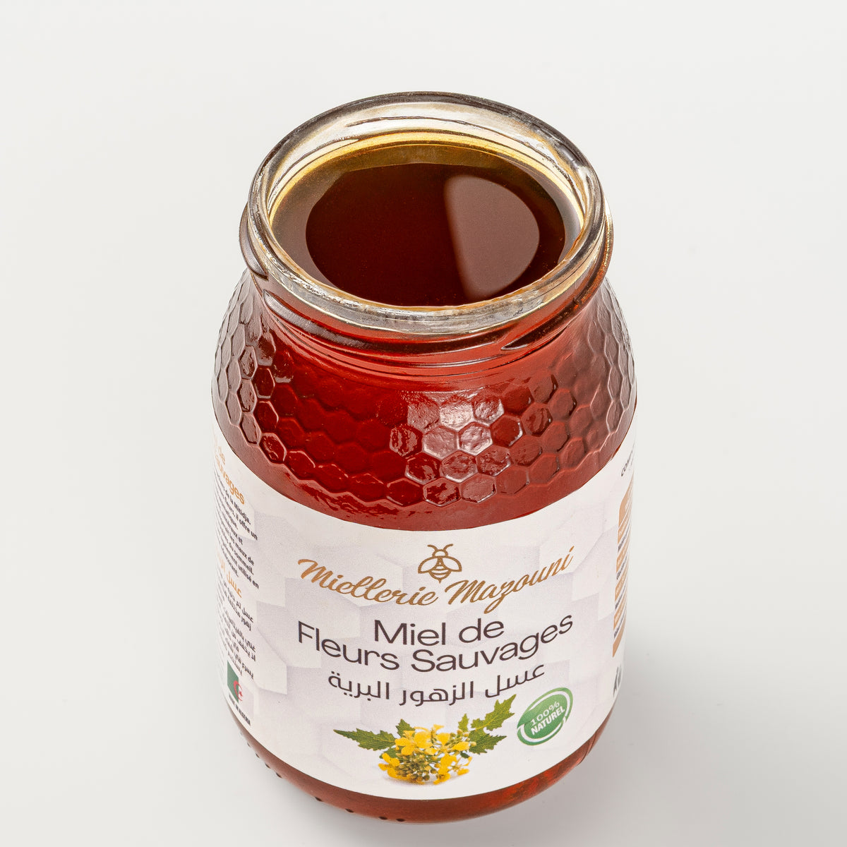 Pot de Miel de Fleurs Sauvages – Miellerie Mazouni