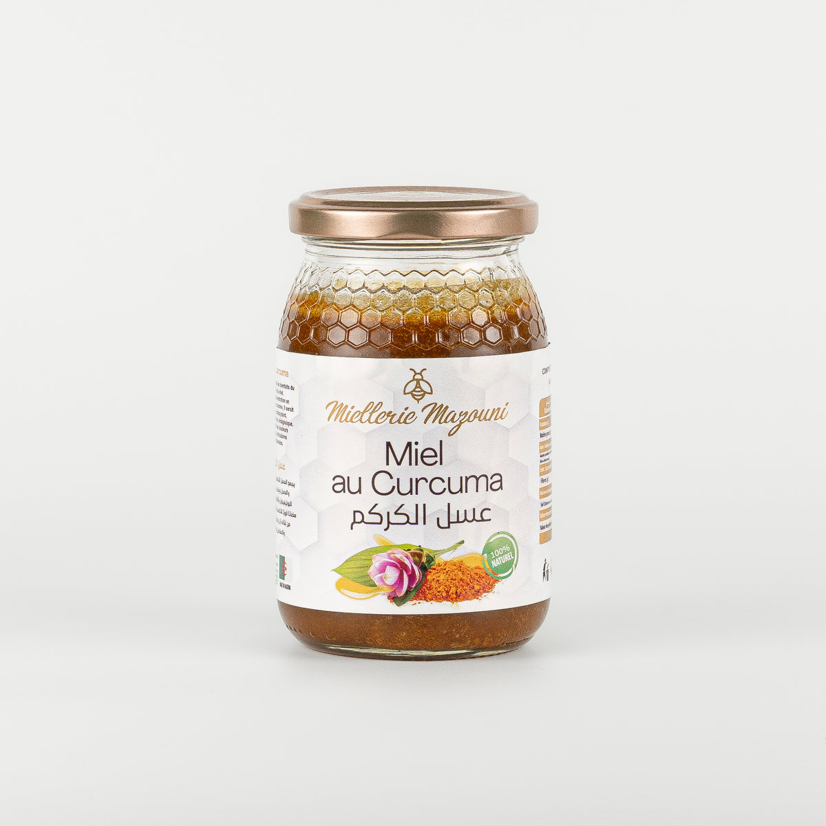 Pot de Miel au Curcuma – Miellerie Mazouni