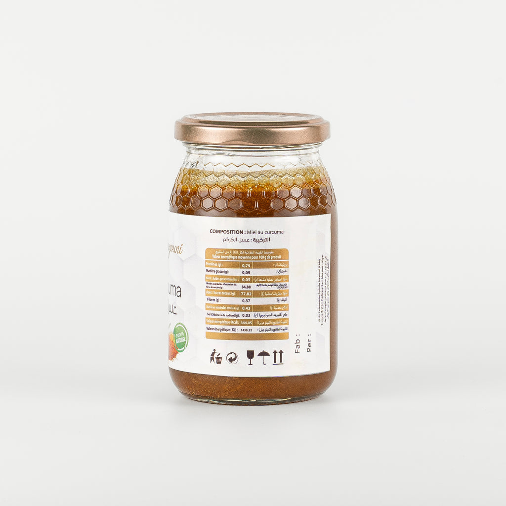 Miel au Curcuma, pour le confort digestif – Miellerie Mazouni