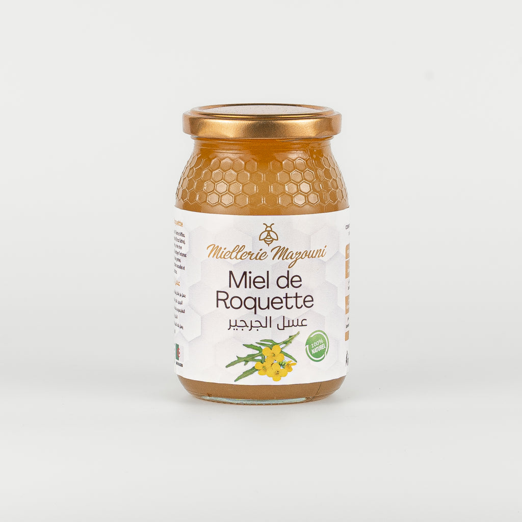 Pot de Miel de Roquette pur – Miellerie Mazouni