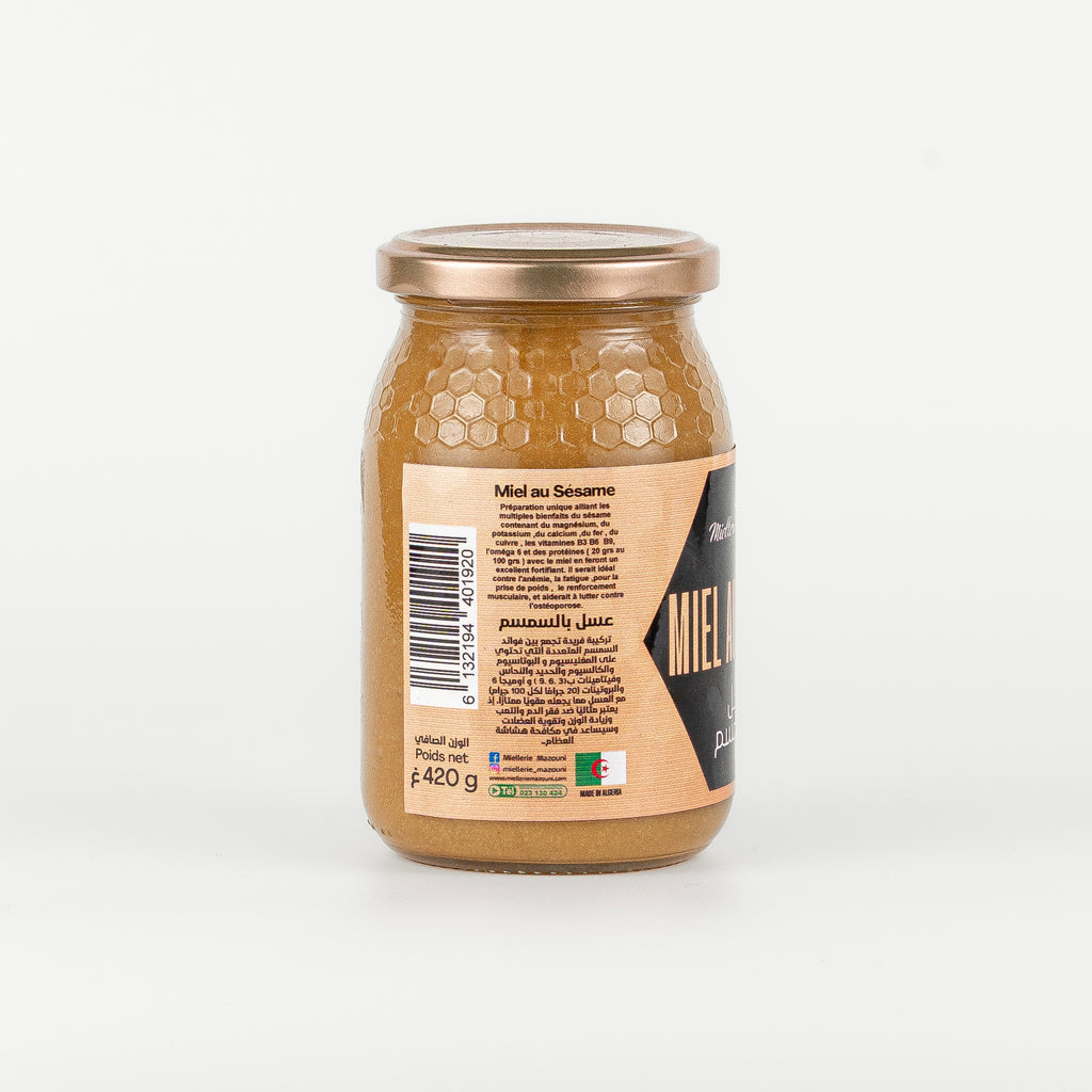 Miel au Sésame, fortifiant naturel – Miellerie Mazouni