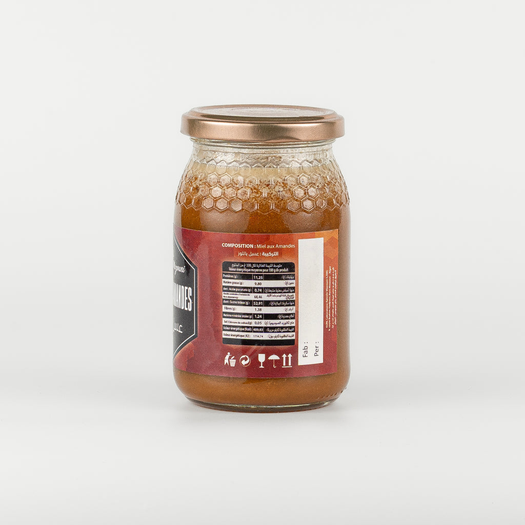 Miel aux Amandes, texture croquante et fondante