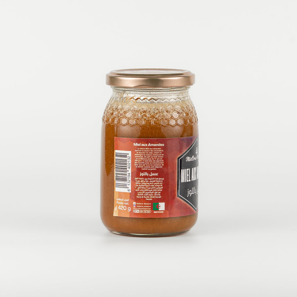Miel aux Amandes, riche en fibres et bons lipides – Miellerie Mazouni