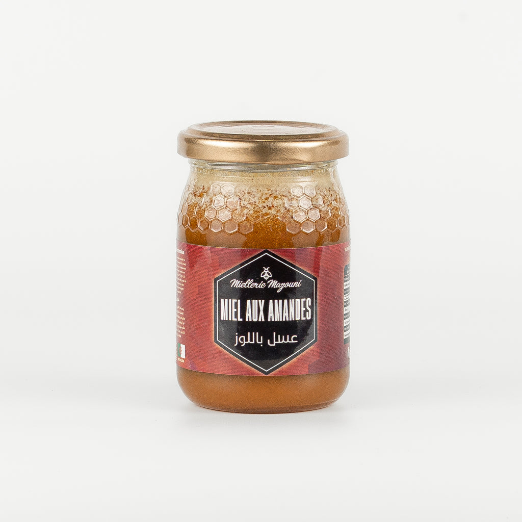 Miel aux Amandes, riche en fibres et bons lipides – Miellerie Mazouni