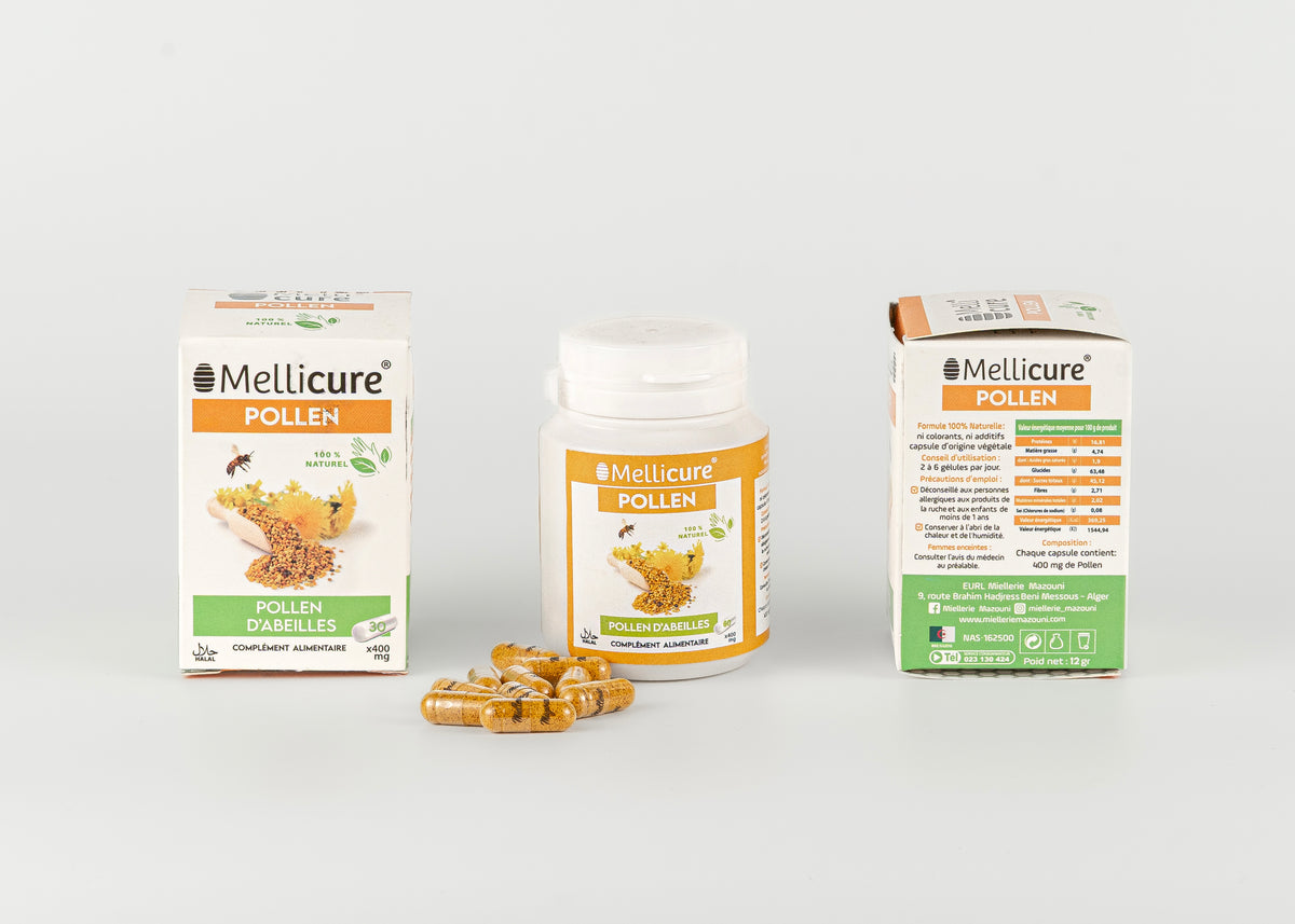 Gélules de Pollen, complément énergie et immunité