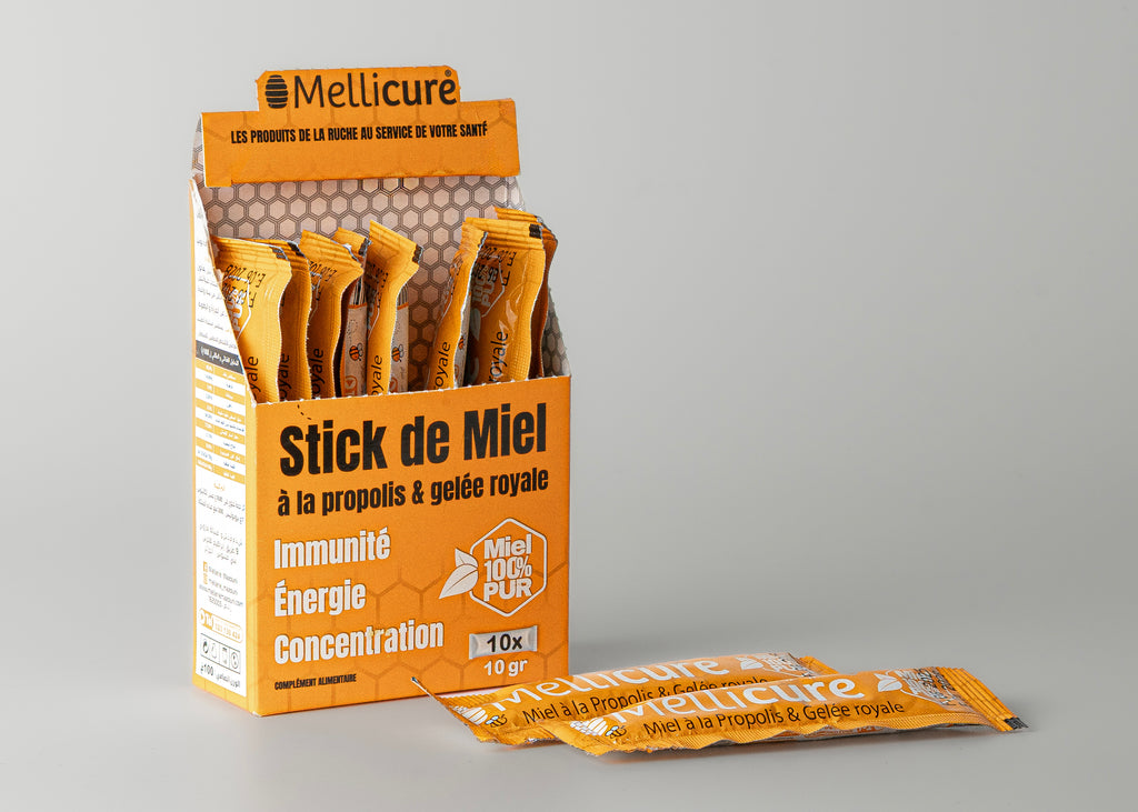 Stick de Miel à la Propolis & Gelée Royale – Miellerie Mazouni, meilleure vente