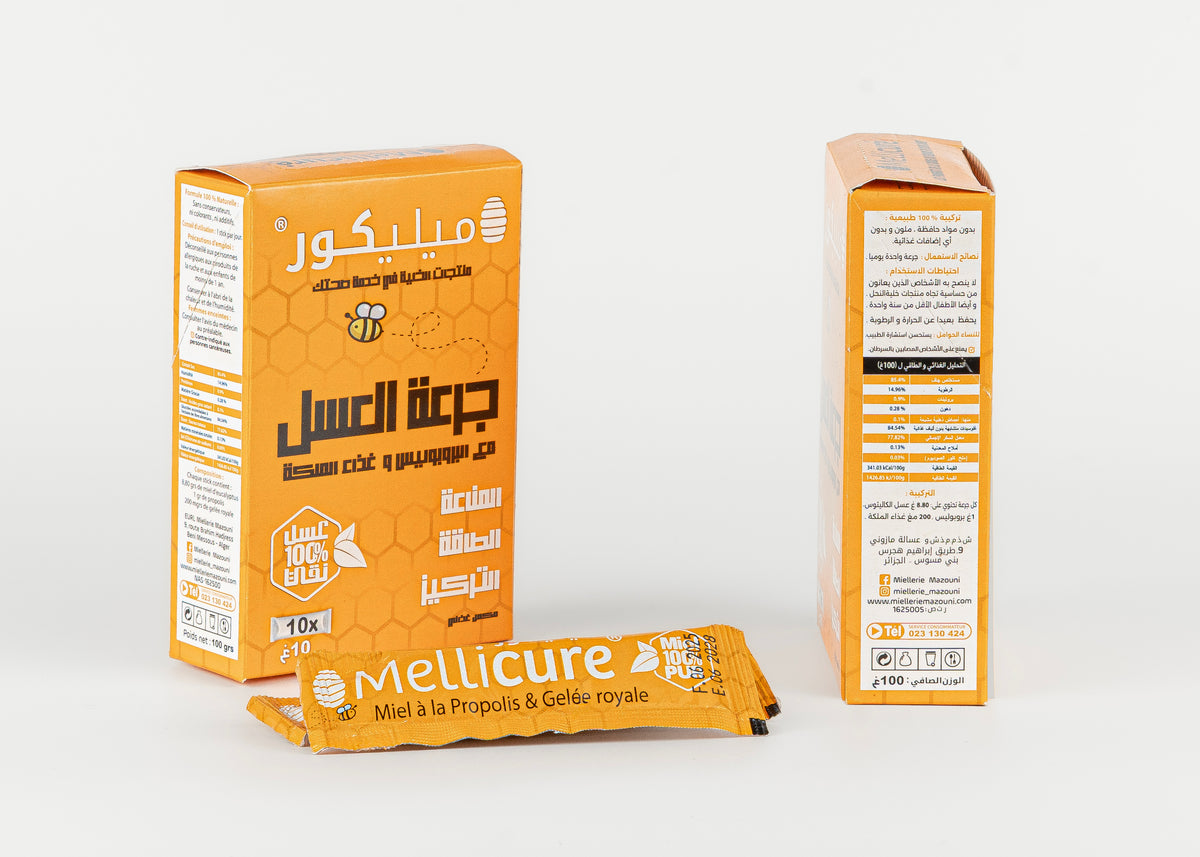 Stick de Miel à la Propolis & Gelée Royale, format nomade
