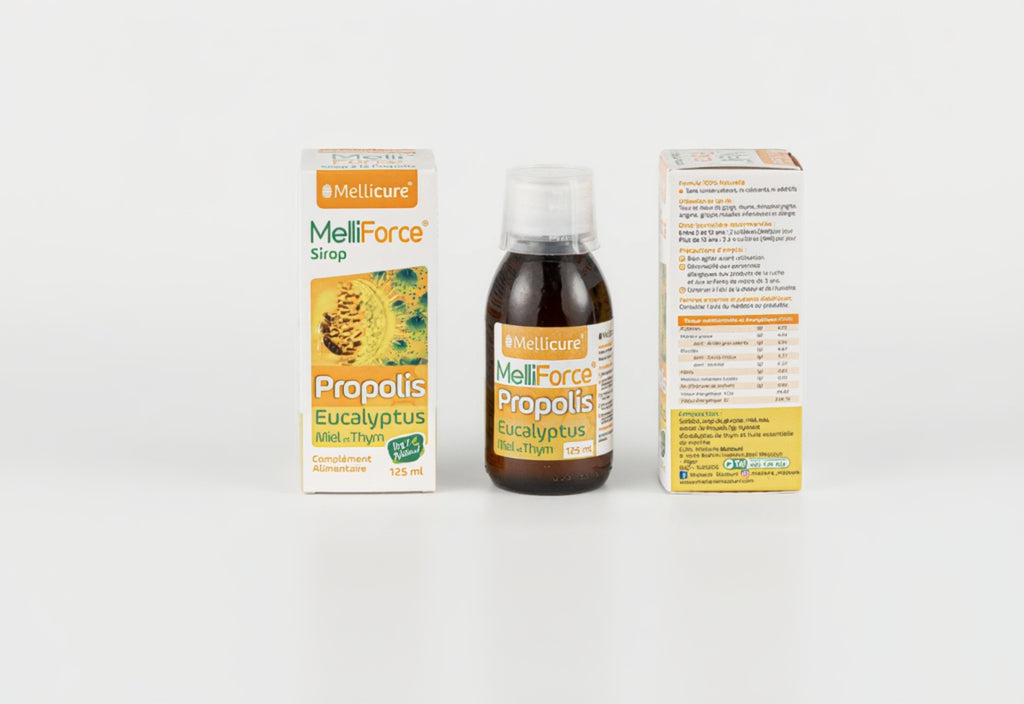 Sirop à la Propolis, Eucalyptus et Miel de Thym – Miellerie Mazouni