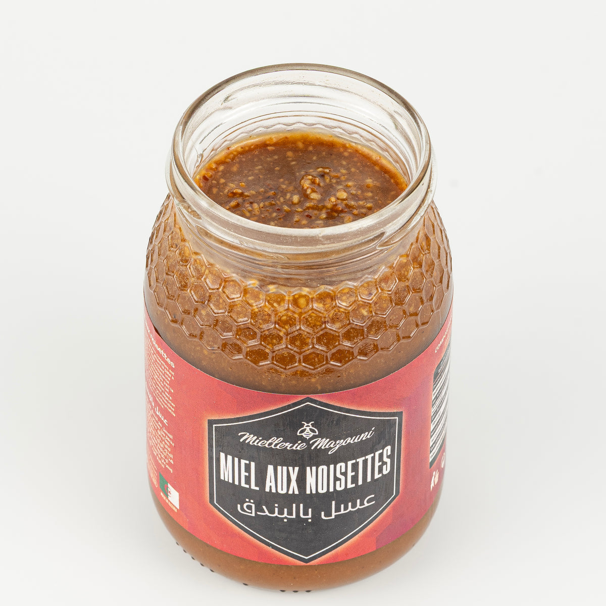 Pot de Miel aux Noisettes – Miellerie Mazouni