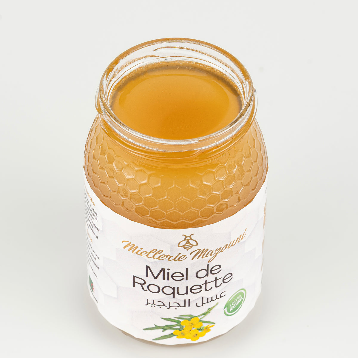 Pot de Miel de Roquette pur – Miellerie Mazouni