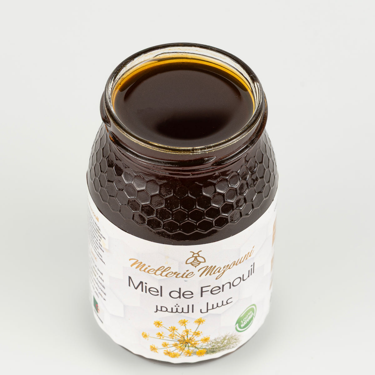 Pot de Miel de Fenouil pur – Miellerie Mazouni