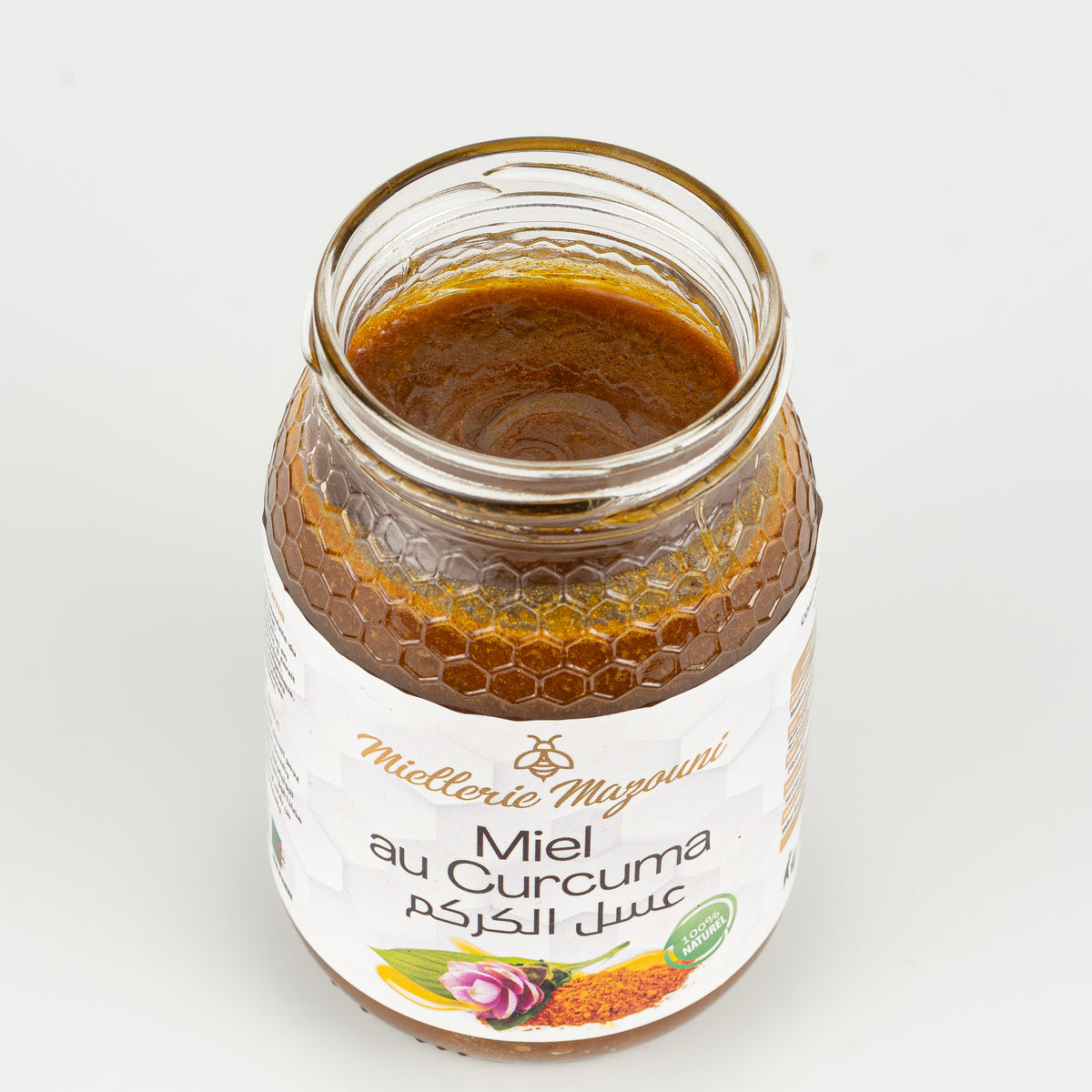 Pot de Miel au Curcuma – Miellerie Mazouni