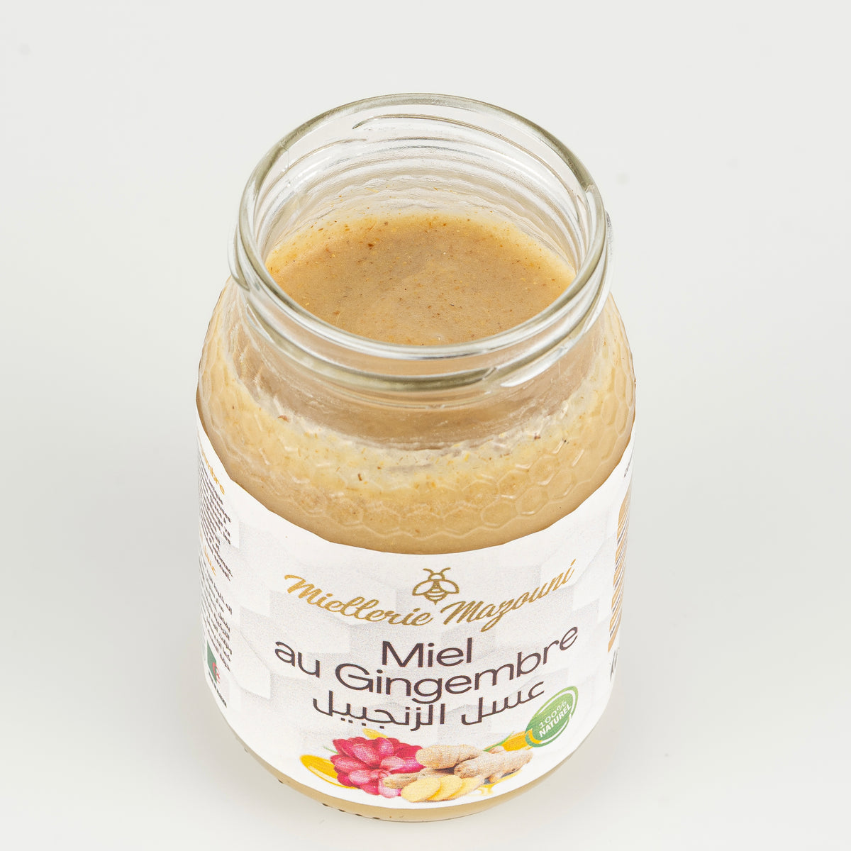 Pot de Miel au Gingembre – Miellerie Mazouni