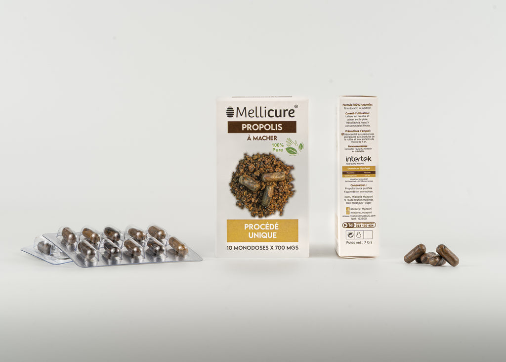 Propolis à Mâcher en monodoses – Miellerie Mazouni