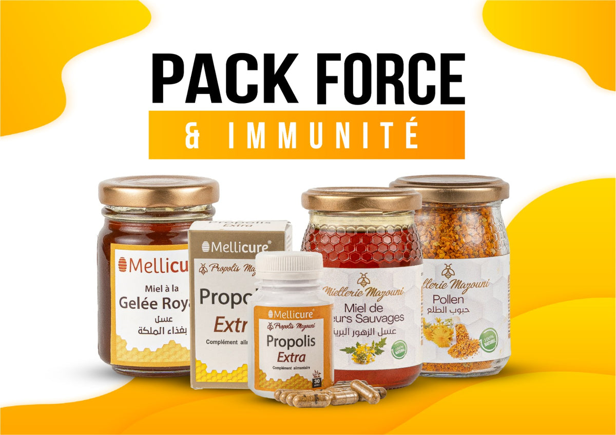 Pack Force & Immunité – Miellerie Mazouni, meilleure vente